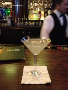 pineapple vodka martini at Capitol Grill