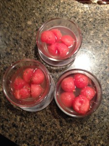 Watermelon in 3 liqours